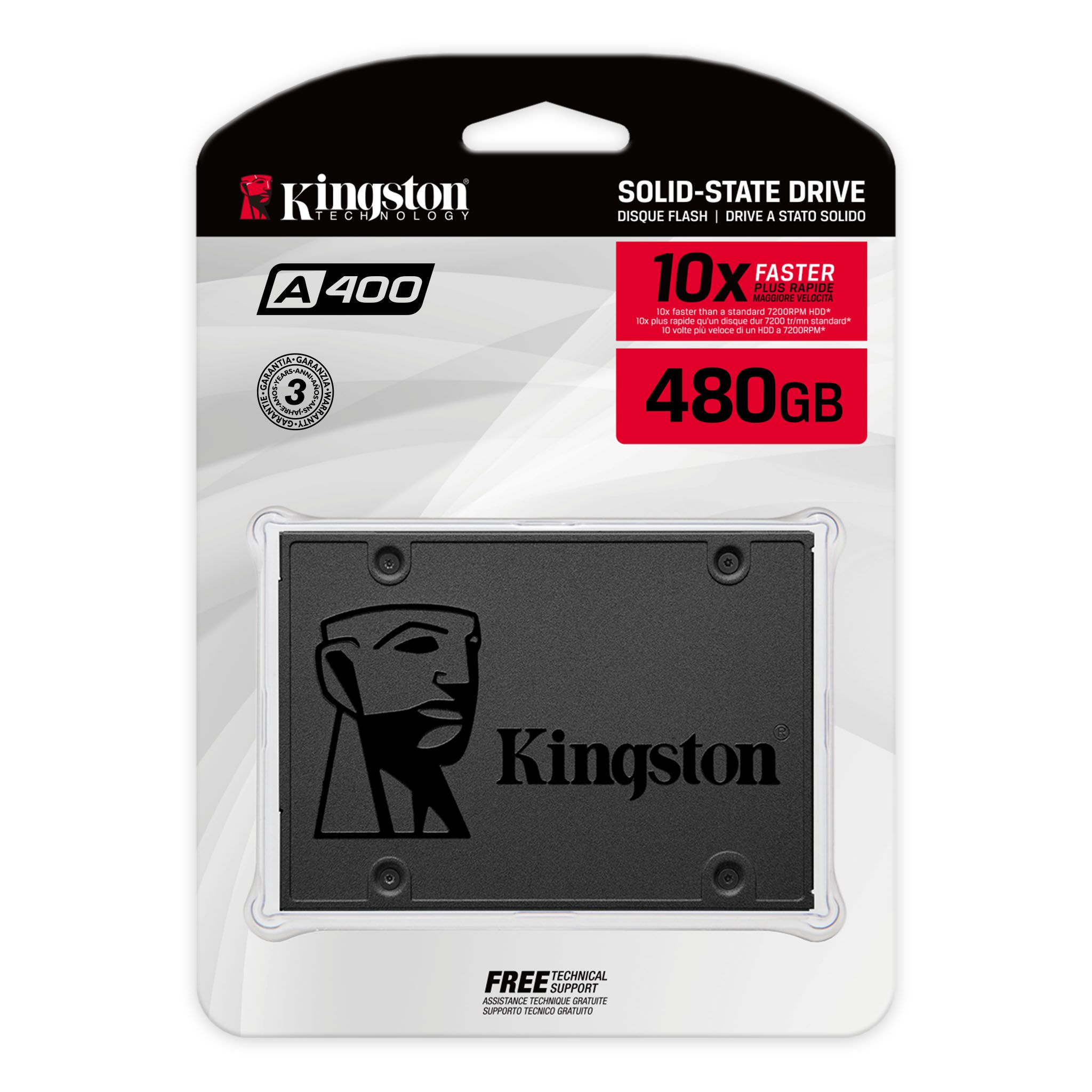 SSD Kingston 480Gb A400 2 5 Compu Store S A C 