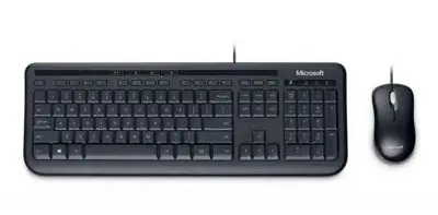 Teclado + Mouse MICROSOFT Wired 600